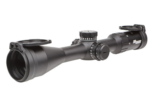 Sig Sauer WHISKEY4 5-20X50mm FFP Rifle Scope - 30mm Tube, First Focal Plane, MOA Milling Hunter 2.0 Reticle, Matte Black Finish
