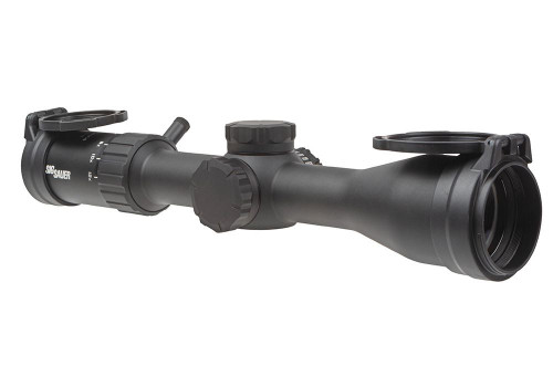 Sig Sauer WHISKEY4 3-12X44mm SFP Low Profile Rifle Scope - 30mm Main Tube, Second Focal Plane, Hellfire Quadplex Illuminated Reticle, Matte Black Finish Sig Sauer WHISKEY4 3-12X44mm SFP Low Profile Rifle Scope - 30mm Main Tube, Second Focal Plane, Hellfire Quadplex Illuminated Reticle, Matte Black Finish