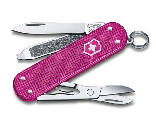 Victorinox Classic SD Alox in Flamingo Party - 5 Total Functions