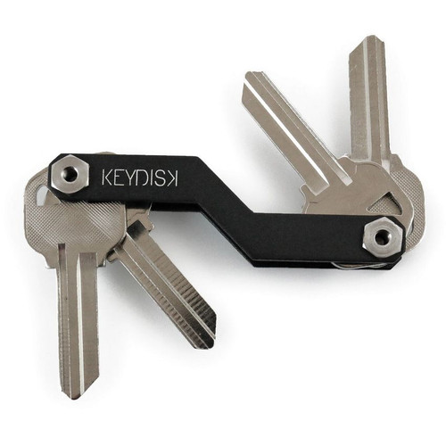 KeyDisk Mini Onyx Black - Minimalist EDC Key Organizer KeyDisk Mini Onyx Black - Minimalist EDC Key Organizer