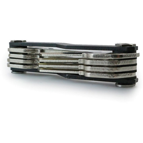 KeyDisk Mini Onyx Black - Minimalist EDC Key Organizer KeyDisk Mini Onyx Black - Minimalist EDC Key Organizer