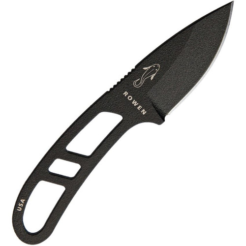 ESEE Knives Candiru EDC Fixed Blade - 2" 1095 Carbon Blade, Black Powder Coat, Black Molded Sheath with Clip Plate Attachment and Survival Kit ESEE Knives Candiru EDC Fixed Blade - 2" 1095 Carbon Blade, Black Powder Coat, Black Molded Sheath with Clip Plate Attachment and Survival Kit