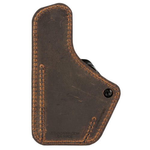 Versacarry Compound Custom IWB Holster - Right Hand, Fits Sig P365, Distressed Brown Leather and Polymer Versacarry Compound Custom IWB Holster - Right Hand, Fits Sig P365, Distressed Brown Leather and Polymer