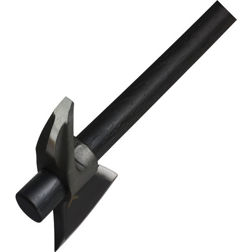 WOOX Solo Axe Black - 3.5" Cutting Edge, C45 Carbon Steel Head, Hickory Handle, 19" Overall Length, Leather Sheath WOOX Solo Axe Black - 3.5" Cutting Edge, C45 Carbon Steel Head, Hickory Handle, 19" Overall Length, Leather Sheath