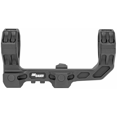 Sig Sauer ALPHA3 One Piece Scope Mount - 30mm Rings, 1.535 inch height, 20 MOA Elevation, Black Epoxy Powder Coat Finish, Fits Picatinny Rail Sig Sauer ALPHA3 One Piece Scope Mount - 30mm Rings, 1.535 inch height, 20 MOA Elevation, Black Epoxy Powder Coat Finish, Fits Picatinny Rail