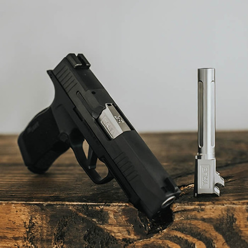 True Precision 9MM Barrel for the Sig P365XL - Black DLC Finish True Precision 9MM Barrel for the Sig P365XL - Black DLC Finish