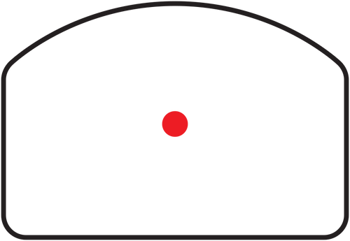 6 MOA Red Dot Reticle