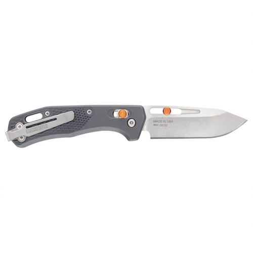 Gerber Assert Pivot Lock Folding Knife - 2.98" S30V Satin Drop Point Blade, Gray Fiber Reenforced Nylon Handle Gerber Assert Pivot Lock Folding Knife - 2.98" S30V Satin Drop Point Blade, Gray Fiber Reenforced Nylon Handle