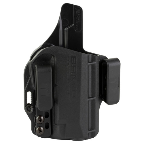 Bravo Concealment Torsion IWB Concealment Holster for the Glock 48 MOS - Waistband Clips, Right Hand, Black, Polymer Bravo Concealment Torsion IWB Concealment Holster for the Glock 48 MOS - Waistband Clips, Right Hand, Black, Polymer