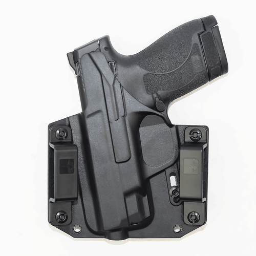 Bravo Concealment BCA OWB Holster for the S&W M&P Shield 9/40 - 1.5" Belt Loops, Right Hand, Black, Polymer Bravo Concealment BCA OWB Holster for the S&W M&P Shield 9/40 - 1.5" Belt Loops, Right Hand, Black, Polymer