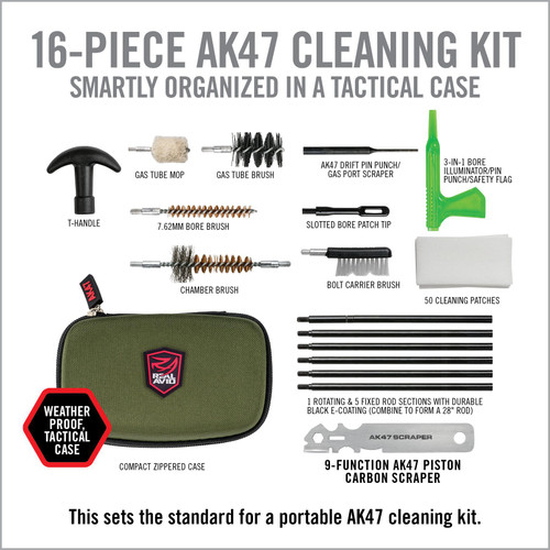 Real Avid Gun Boss AK47 Cleaning Kit -  Includes Zippered Case With Ballistic Nylon Shell Real Avid Gun Boss AK47 Cleaning Kit -  Includes Zippered Case With Ballistic Nylon Shell