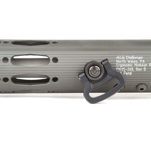 ALG Defense Forged QD Sling Swivel (FSS) - Forged from 7075 T6 Aluminum, Quick Detach, Black ALG Defense Forged QD Sling Swivel (FSS) - Forged from 7075 T6 Aluminum, Quick Detach, Black