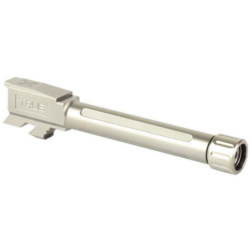 True Precision Threaded Barrel for Glock 48 - 9MM, Includes Thread Protector, Satin Stainless Steel True Precision Threaded Barrel for Glock 48 - 9MM, Includes Thread Protector, Satin Stainless Steel