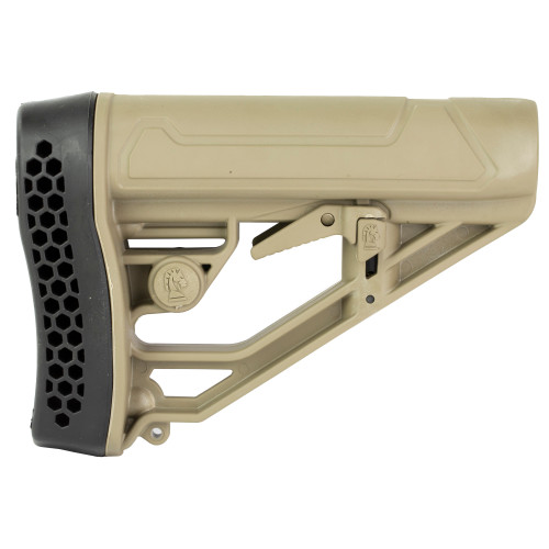 Adaptive Tactical EX Performance Adjustable Stock - Fits AR Rifles, Flat Dark Earth Adaptive Tactical EX Performance Adjustable Stock - Fits AR Rifles, Flat Dark Earth