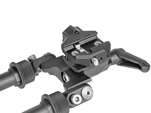 Arisaka Defense Rail Slider Bipod Mount - ARMS 17S Pattern, Fits Picatinny, Anodized Finish, Black Arisaka Defense Rail Slider Bipod Mount - ARMS 17S Pattern, Fits Picatinny, Anodized Finish, Black