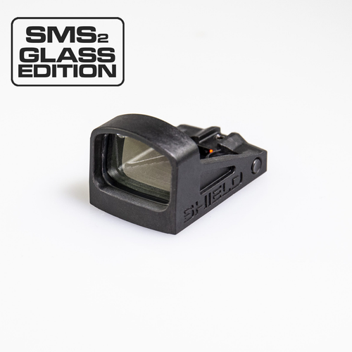 Shield Sights SMS2 – Shield Mini Sight 2.0 - 4 MOA Red Dot, Glass Lens Edition, Red Dot Sight, Non Magnified, Fits SMSc Footprint, Black