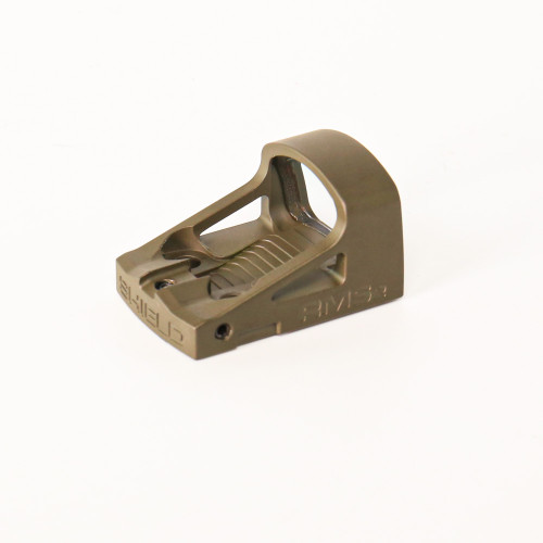 Shield Sights RMS2 – Reflex Mini Sight 2.0 - Glass Lens Edition, 4 MOA Red Dot Sight, Fits RMS Footprint, FDE Shield Sights RMS2 – Reflex Mini Sight 2.0 - Glass Lens Edition, 4 MOA Red Dot Sight, Fits RMS Footprint, FDE