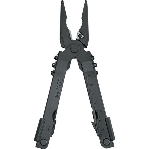 Gerber 30-000314 Multi-Plier 600 - Needlenose Black w/ Carbide Insert Cutters, Black Leather Sheath Gerber 30-000314 Multi-Plier 600 - Needlenose Black w/ Carbide Insert Cutters, Black Leather Sheath