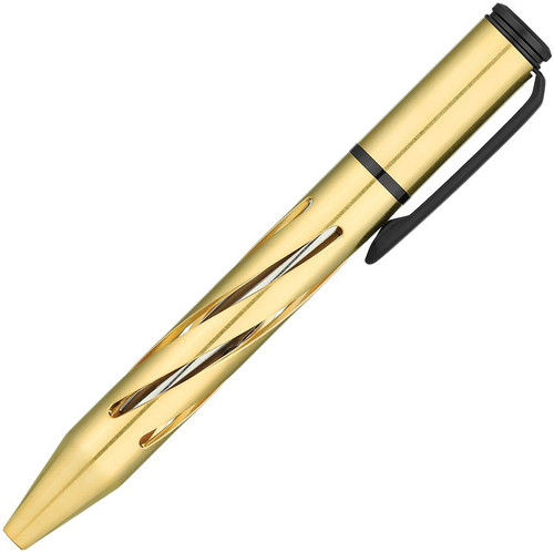 Olight OPEN Mini Bolt Action Pen - Brass Construction - Limited Edition Brass Edition