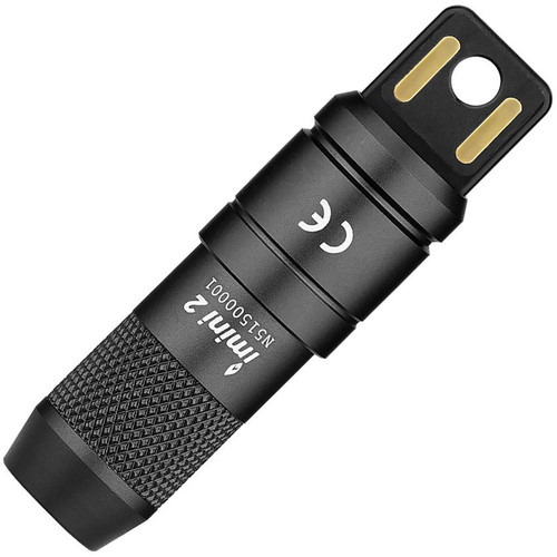 Olight iMini 2 Rechargeable Keychain LED Flashlight - 50 Max Lumens, Black Olight iMini 2 Rechargeable Keychain LED Flashlight - 50 Max Lumens, Black