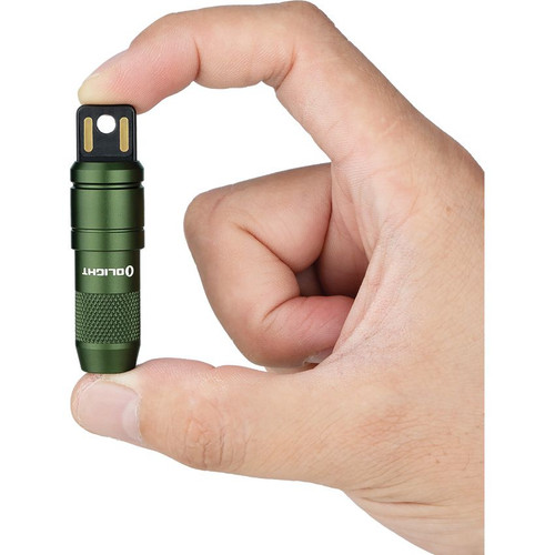 Olight iMini 2 Rechargeable Keychain LED Flashlight - 50 Max Lumens, OD Green Olight iMini 2 Rechargeable Keychain LED Flashlight - 50 Max Lumens, OD Green