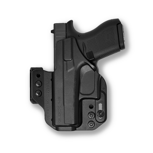 Bravo Concealment Torsion IWB Gun Holster for the Glock 42 - Waistband Clips, Right Hand, Black, Polymer Bravo Concealment Torsion IWB Gun Holster for the Glock 42 - Waistband Clips, Right Hand, Black, Polymer