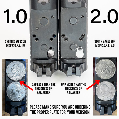 C&H Precision S&W M2.0™ C.O.R.E. to Holosun EPS/EPS Carry Adapter Plate - Anodized Black Finish, Includes Mounting Hardware C&H Precision S&W M2.0™ C.O.R.E. to Holosun EPS/EPS Carry Adapter Plate - Anodized Black Finish, Includes Mounting Hardware