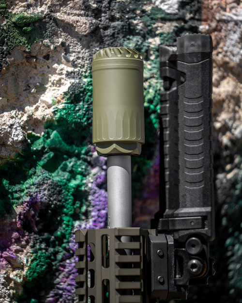 HUXWRX Blastphemy Blast Deflector - Fits HuxWrx/OSS Muzzle Devices, Flat Dark Earth HUXWRX Blastphemy Blast Deflector - Fits HuxWrx/OSS Muzzle Devices, Flat Dark Earth