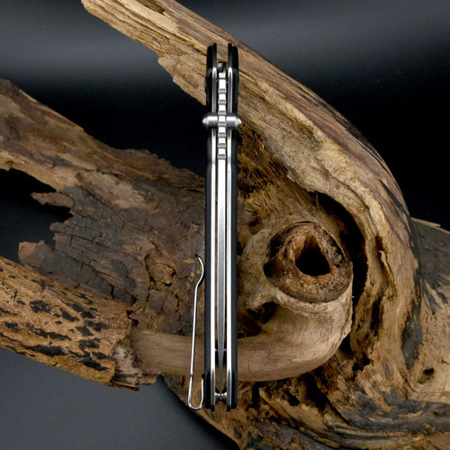 CJRB Cutlery Large Pyrite Folding Knife 3.7" AR-RPM9 Stonewashed Drop Point Blade, Black G10 Handles, Button Lock - J1925L-BK CJRB Cutlery Large Pyrite Folding Knife 3.7" AR-RPM9 Stonewashed Drop Point Blade, Black G10 Handles, Button Lock - J1925L-BK