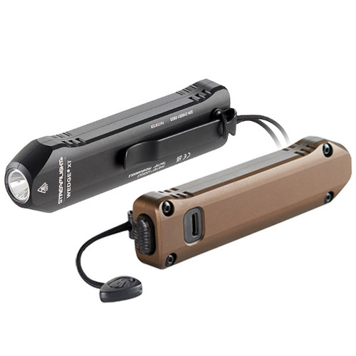 Streamlight Wedge XT Rechargeable EDC Flashlight - 500 Lumens, USB Charging Cord, Coyote Brown Streamlight Wedge XT Rechargeable EDC Flashlight - 500 Lumens, USB Charging Cord, Coyote Brown