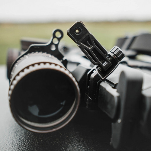Magpul Industries MBUS PRO Offset Rear Sight - Fits Picatinny, Offset, Black Magpul Industries MBUS PRO Offset Rear Sight - Fits Picatinny, Offset, Black