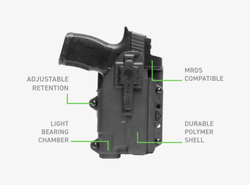 Alien Gear Holsters Photon Holster Light-Bearing Holster - Fits Sig Sauer P365/SAS/365x with TLR-7 Sub, Polymer Construction, Black Alien Gear Holsters Photon Holster Light-Bearing Holster - Fits Sig Sauer P365/SAS/365x with TLR-7 Sub, Polymer Construction, Black