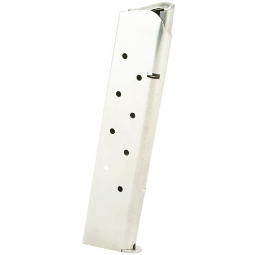 Springfield Armory 45 ACP 10 Round 1911 Pistol Magazine - 45ACP, 10 Rounds, Fits Full Size 1911, Stainless Springfield Armory 45 ACP 10 Round 1911 Pistol Magazine - 45ACP, 10 Rounds, Fits Full Size 1911, Stainless