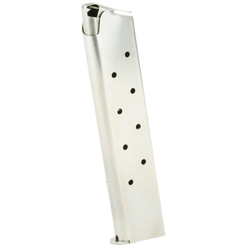Springfield Armory 45 ACP 10 Round 1911 Pistol Magazine - 45ACP, 10 Rounds, Fits Full Size 1911, Stainless