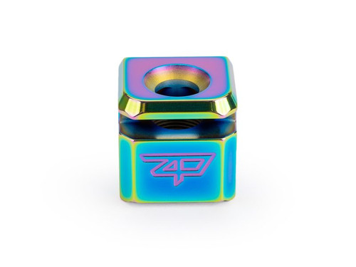 Zaffiri Precision Blowhole Compensator - 9MM, 1/2x28, For Glock 17/19/34 9mm Gen 1-5, Spectrum PVD Finish Zaffiri Precision Blowhole Compensator - 9MM, 1/2x28, For Glock 17/19/34 9mm Gen 1-5, Spectrum PVD Finish