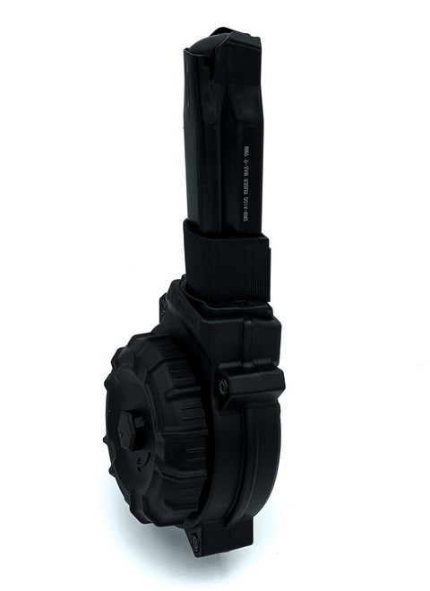 ProMag DRM-A100 Ruger Max-9 9mm 50 Round Drum Magazine - Black ProMag DRM-A100 Ruger Max-9 9mm 50 Round Drum Magazine - Black