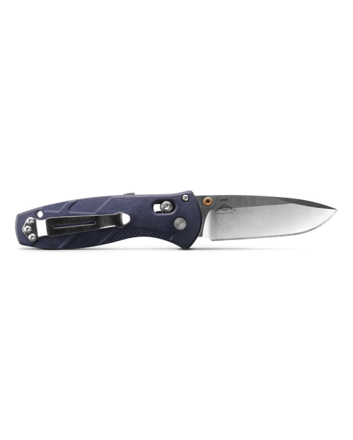 Benchmade Mini Griptilian AXIS Lock Folding Knife 2.91 S30V Satin Flat  Ground Sheepsfoot Plain Blade, Black Noryl GTX Handles - KnifeCenter -  555-S30V