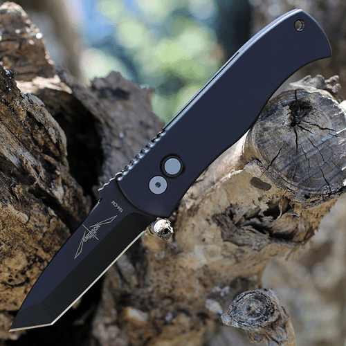 ProTech Emerson CQC7 Tanto Auto Folding Knife - 3.25" 154CM Black Tanto Blade, Black Handles - E7T03 ProTech Emerson CQC7 Tanto Auto Folding Knife - 3.25" 154CM Black Tanto Blade, Black Handles - E7T03