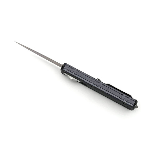 CobraTec Raptor OTF Knife - 3.13" D2 Dagger Blade, Gray Aluminum Handles CobraTec Raptor OTF Knife - 3.13" D2 Dagger Blade, Gray Aluminum Handles