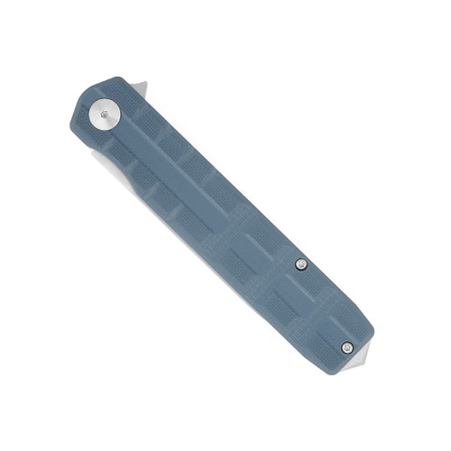 CobraTec Knives Kuzio Flipper Folding Knife - 3.75" D2 Drop Point Blade, Gray G10 Handles CobraTec Knives Kuzio Flipper Folding Knife - 3.75" D2 Drop Point Blade, Gray G10 Handles