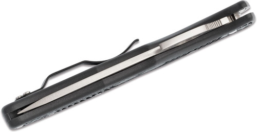 Spyderco Endura 4 Folding Knife - 3-3/4" VG10 Satin Plain Blade with Wave, Dark Gray FRN Handles - C10PGYW