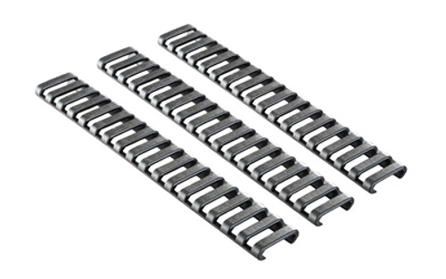 Ergo Low-Pro Ladder Rail Covers Rifle 18 Slot  Rubber 3 Pack