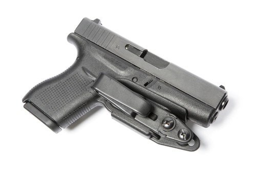 Raven Concealment Systems Vanguard 2 IWB Minimalist Holster for Glocks - Standard Kit, Ambidextrous, Fits Glock 19/23/26/27/32/33, 1.5" Overhook Struts, Black Raven Concealment Systems Vanguard 2 IWB Minimalist Holster for Glocks - Standard Kit, Ambidextrous, Fits Glock 19/23/26/27/32/33, 1.5" Overhook Struts, Black