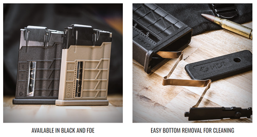 MDT AICS .308/6.5 Creedmor 10 Round Windowed Magazine - Polymer/Metal, 308 Winchester/6.5 Creedmoor, 10 Rounds, Fits Short Action AICS Pattern, Black MDT AICS .308/6.5 Creedmor 10 Round Windowed Magazine - Polymer/Metal, 308 Winchester/6.5 Creedmoor, 10 Rounds, Fits Short Action AICS Pattern, Black