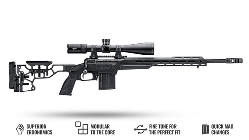 MDT ESS Rifle Chassis - Fits Remington 700 Short Action, Cerakote Black Finish MDT ESS Rifle Chassis - Fits Remington 700 Short Action, Cerakote Black Finish