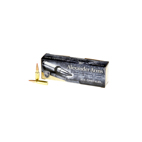 Alexander Arms 6.5 Grendel 129g Hornady® SST® Loaded Ammunition - 20 Round per Box