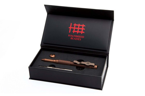 Halfbreed Blades TBP-01 Multifunctional Tactical Bolt Pen - Desert Earth Halfbreed Blades TBP-01 Multifunctional Tactical Bolt Pen - Desert Earth