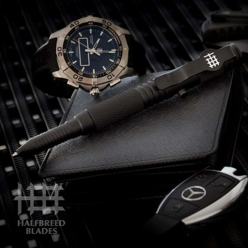Halfbreed Blades TBP-01 Multifunctional Tactical Bolt Pen - Black Halfbreed Blades TBP-01 Multifunctional Tactical Bolt Pen - Black