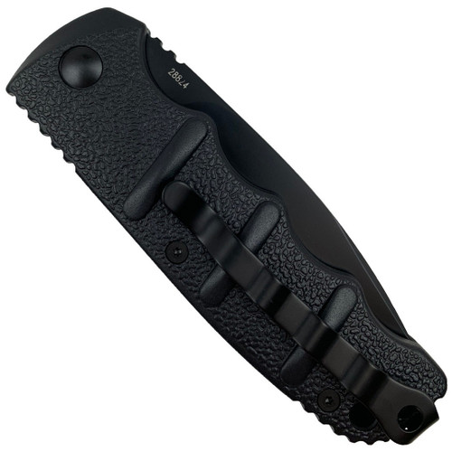 Boker Kalashnikov Auto Folding Knife - 3.25" D2 Black Wharcliffe Blade, Black Aluminum Alloy Handle - 01KALS104N Boker Kalashnikov Auto Folding Knife - 3.25" D2 Black Wharcliffe Blade, Black Aluminum Alloy Handle - 01KALS104N