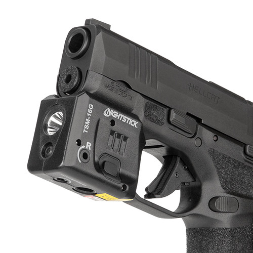 Nightstick TSM-16G Subcompact Weapon Light w/Green Laser for Springfield Armory Hellcat Nightstick TSM-16G Subcompact Weapon Light w/Green Laser for Springfield Armory Hellcat